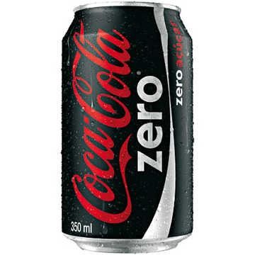 Coca Cola zero de lata 350ml