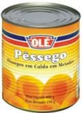 Pêssegos em calda lata 800g