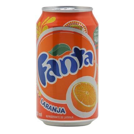 Fanta laranja lata 350ml